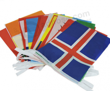 All countries string flag custom national bunting flag