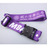 Fashion polyester locking luggage strap luggage belt