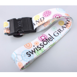 Polyester luggage strap suitcase belt with logo