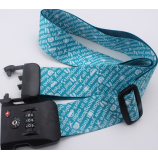 TSA lock luggage strap suit case belt custom