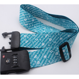Tsa lock correa para el equipaje suit case belt custom