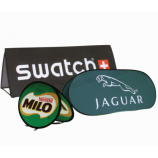Barato personalizado pop out banner para publicidad interior