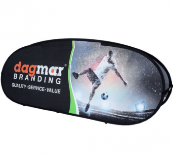 Trade show Pop out advertising sign banner for sports