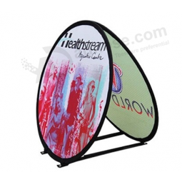 Impresión a color vertical pop-up banner personalizado