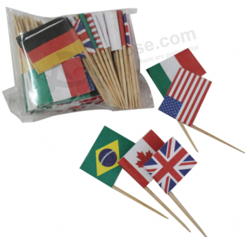Belgium country toothpick flag,party cocktail wood toothpick flags