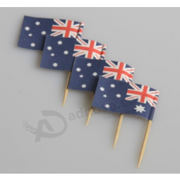 Bandeira feiTa sob encomenda do TooThpick de AusTrália do papel do produTo comesTível