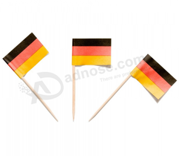 ケーキの装飾紙ドイツの爪楊枝の旗卸売