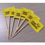 Personalizado cupper Topper color TooThpick bandera para el parTido