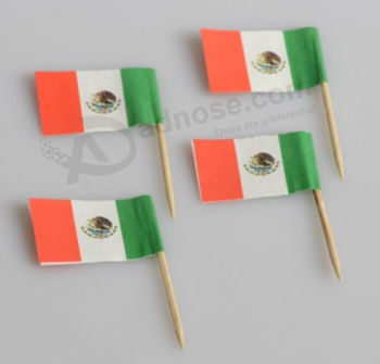Printed Paper Party Toothpick Food Decorative Flag
