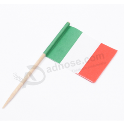 Printed wooden stick mini toothpick food flag