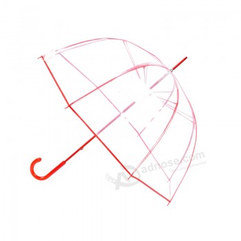 High quality custom print umbrella dome shape big transparent clear umbrella with your logo