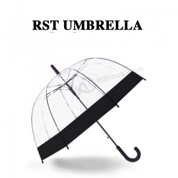 뜨거운 판매 홍보 고품질 아치 버섯 투명 우산 패브릭