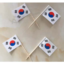 Mini fabricante de banderas de palillo de banderas de país de papel