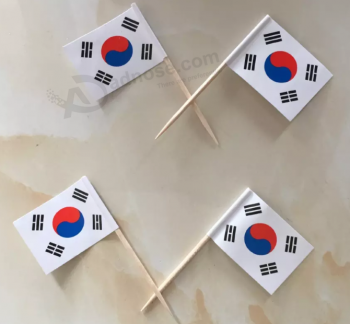 Mini fabricante de banderas de palillo de banderas de país de papel