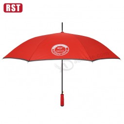 PromoTion Großhandel AnTi-Uv gerade AuTo offen Werbung Regenschirm miT benuTzerdefinierTen Logo Druck