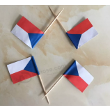 Mini bandera nacional banderas decorativas de alimentos palillos