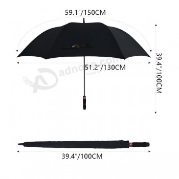 29 Pouces cadre en alliage d'aluminium auTomaTique golf innovanT parapluie compleT du corps