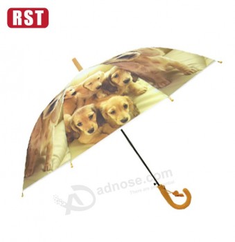 10Zoll * 8k hohe QualiTäT billig Werbe Kinder Tier Regenschirme Hunde Kind Regenschirm