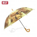 10inch*8k High quality cheap promotional kids animal umbrellas dogs kid umbrella with your logo