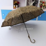 Dosel recTo de la señoras del esTampado leopardo del pabellón con el gancho del borde del cordón
