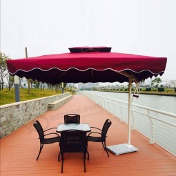 맞춤형 로고 표준 크기 프린지 조정 가능한 옥외 가정 & 정원 우산