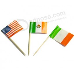 High Quality Printed Country Tooth Pick Flag