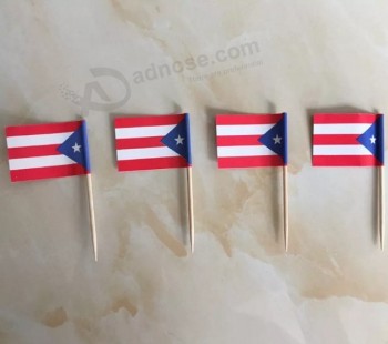 Cheap Custom Cocktail Country Toothpick Food Flag