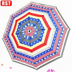 Neue Damenmode falTender manueller Regenschirm