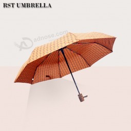 可折叠伞自动开启和关闭紫外线保护灯伞形雨伞