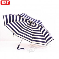 RST fashion 3 fold real star umbrella easy auto open close hawaii umbrella with your logo