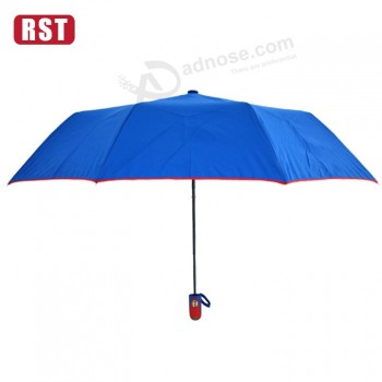 Lady 3 fold autoopen multi color wholesale price umbrella with your logo