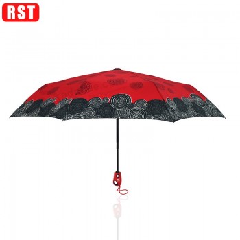 판촉 자동 세 접는 우산