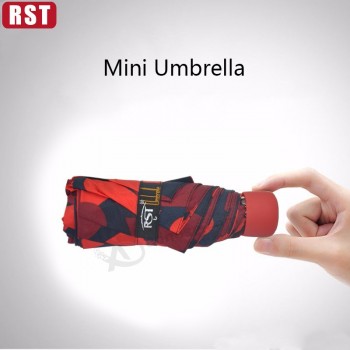 Mini paraguas plegable de alTa calidad del paraguas del diseño cinco a esTrenar para el parasol al por mayor del ei del paraguas paraply