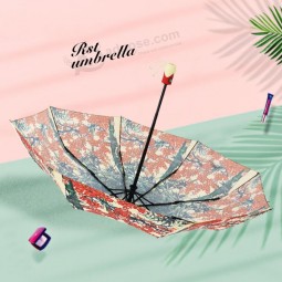 2019 new products chinese dream folding automatic umbrella fancy design folding umbrella
