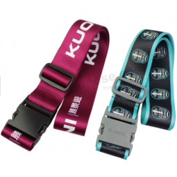 Custom Logo Polyester Adjustable Luggage Strap belt