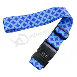 Ceinture de ceinture de bagages de sécurité bleu personnalisé avec échelle numérique