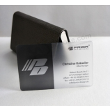 Carte de nom d'entreprise pvc transparent personnalisé d'usine