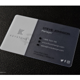 Cartes de visite en plastique imperméables de haute qualité