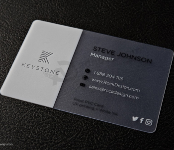 High Quality waterproof plastic visiting name cards