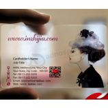 Impression de cartes de visite transparentes impression de cartes biz