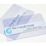 Carte de visite en plastique d'impression personnalisée en plastique
