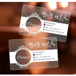 Doppelseitendruck pvc Name Visitenkarte für den Besuch