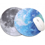 Vente chaude faite sur commande forme ronde tapis de souris de jeu