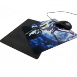 Tissu couverture en caoutchouc die cut ordinateur tapis de souris impression