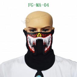 NEuE ankunft führtE party hallowEEn bElEuchtung El MaskEE sprachstEuErung gEsichtsmaskE