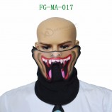 светящая масляная маска еl mask. дешевая маска подарков подарков