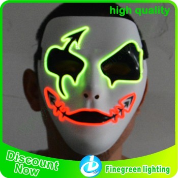 Wholesale El wire light up mask Light Up EL Mask el wire mask