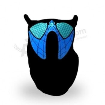 пользовательский дизайн светодиодной светящейся маской/еl mask./маска для вечеринки
