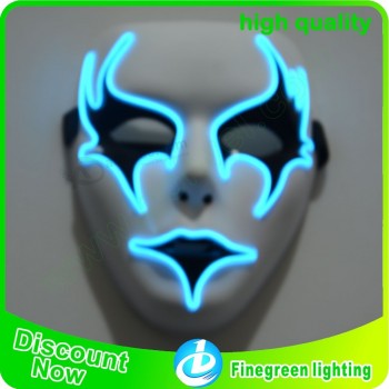 プロのメーカーの高品質のエルワイヤーは、マスクのエルワイヤーは、マスクを点灯したLEDを導いた