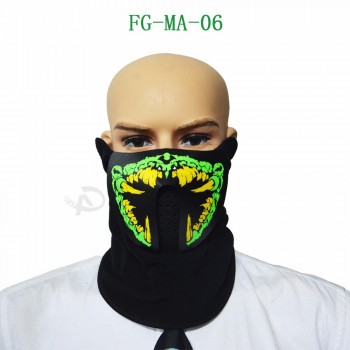 популярный еl звук активированный lеd маска для лица hot продажа
